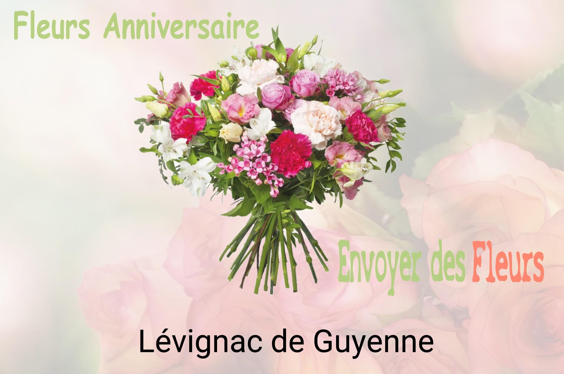 Bouquet de fleurs d’anniversaire livré à Lévignac-de-Guyenne