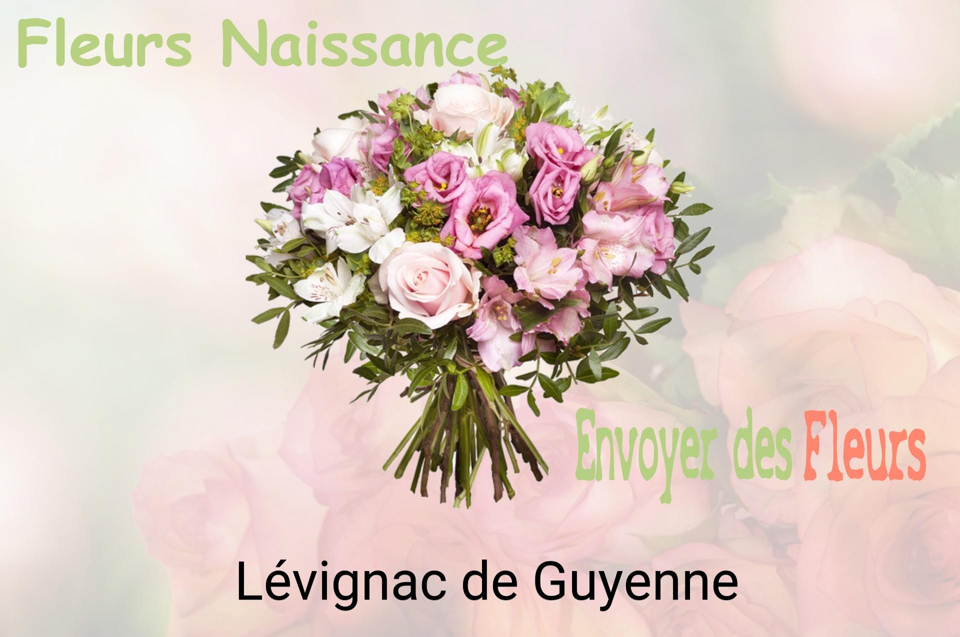 Bouquet de fleurs de naissance livré à Lévignac-de-Guyenne